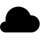 Sticker Nuage noir
