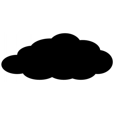Sticker Nuage noir