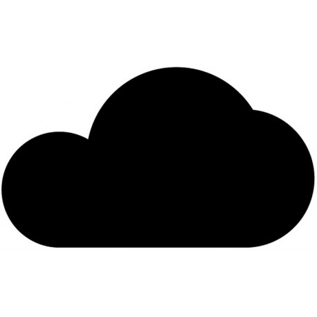 Sticker Nuage noir