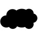 Sticker Nuage noir