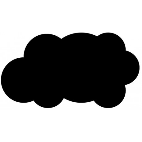 Sticker Nuage noir