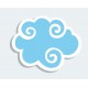 Sticker Nuage bleu
