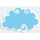 Sticker Nuage bleu
