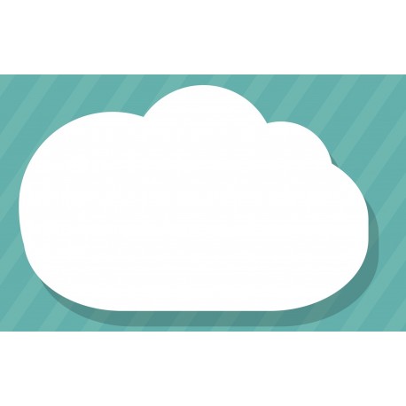 Sticker Nuage blanc