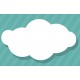 Sticker Nuage blanc