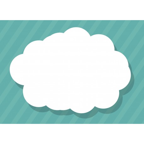 Sticker Nuage blanc