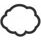 Sticker Nuage blanc