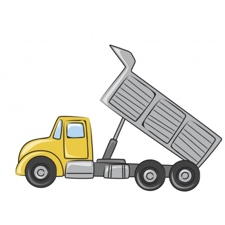 Autocollant machine de chantier