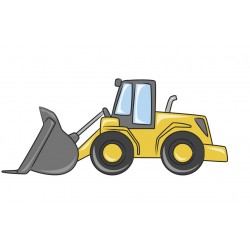 Sticker machine de chantier