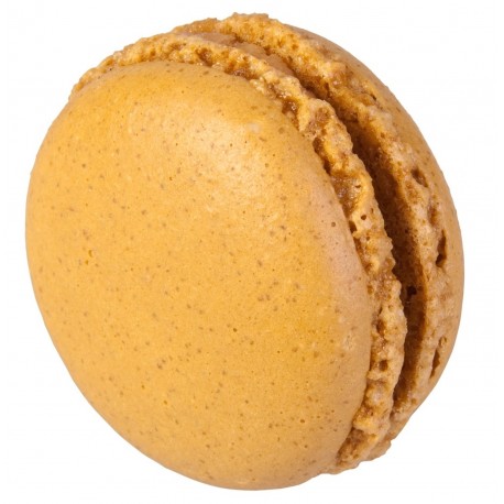 Sticker Macaron jaune citron chocolat