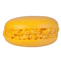 Sticker mural Macaron jaune citron