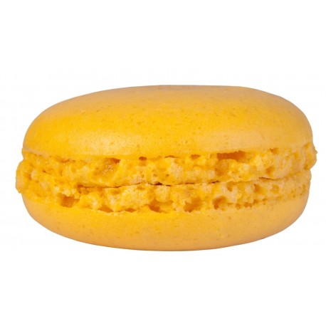 Sticker mural Macaron jaune citron
