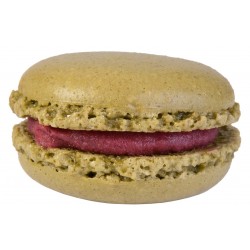 Sticker Macaron chocolat pistache