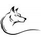 Sticker loup logo