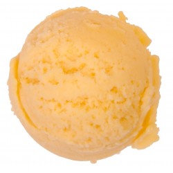 Sticker Boule de Glace jaune