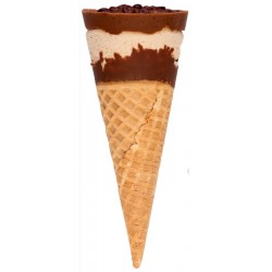 Sticker Glace cornet chocolat