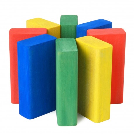 Sticker Jouet en bois coloré enfant