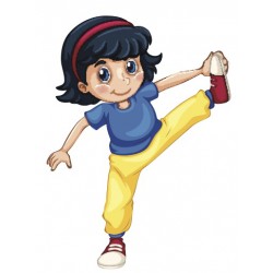 Sticker personnage enfant