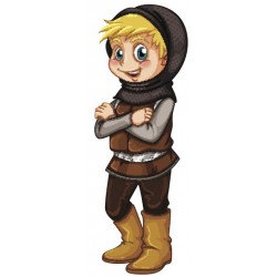 Sticker personnage enfant