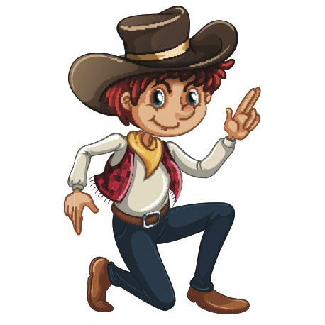 Sticker personnage enfant