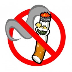 Sticker anti tabac cigarette