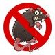 Sticker anti gros rat