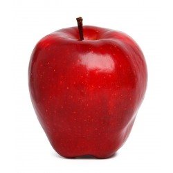 Sticker mural pomme rouge