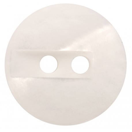 Sticker bouton brillant blanc