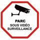 Sticker Parc sous vidéo surveillance