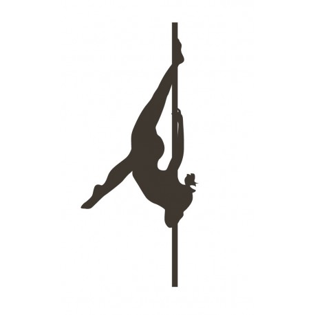 Sticker mural pole dance