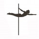 Sticker pole dance deco