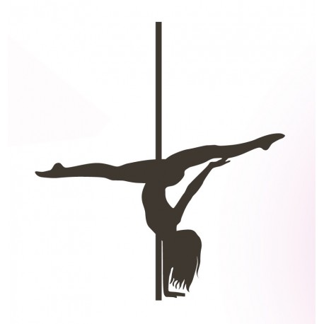 Autocollant deco pole dance