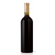 Sticker bouteille de vin rouge