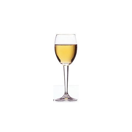 Autocollant verre de vin blanc moelleux