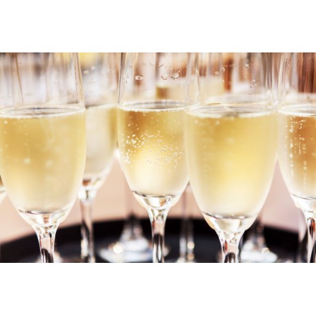 Sticker flûte de champagne