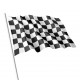 Sticker circuit drapeau damier
