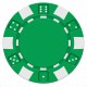 Sticker muraux poker jeton vert