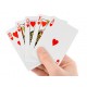 Sticker poker carte main