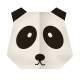 Sticker origami tête panda