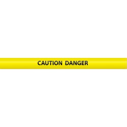 Sticker frise bande caution danger