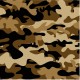 Sticker motif militaire marron