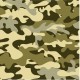 Sticker motif militaire vert clair