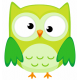 Sticker chouette hibou