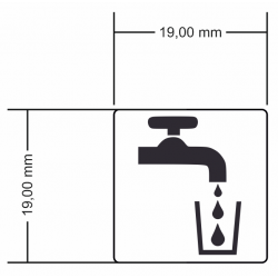 ETIQUETTE PICTO ROBINET AYAC100469
