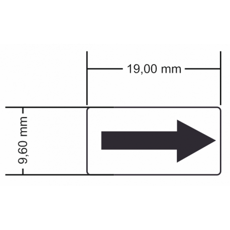 ETIQUETTE PICTO FLECHE