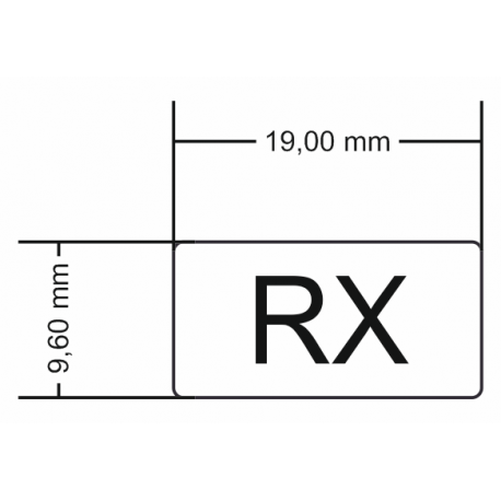 ETIQUETTE PICTO RX