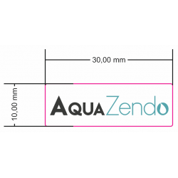 ETIQUETTE AQUA ZENDO Transparent AYAC100552