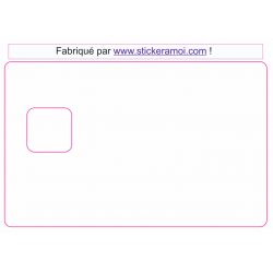Sticker carte bancaire à personnaliser ! decoupe puce