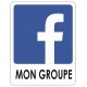Autocollant Facebook personnalisé