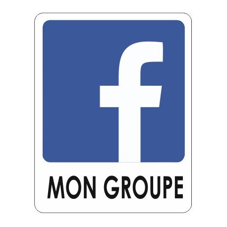 Autocollant Facebook personnalisé